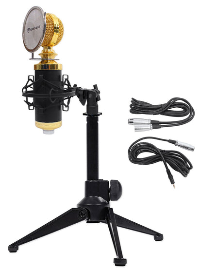 RCM02 Condenser Microphone + RDTS Desktop Tripod Stand Bundle