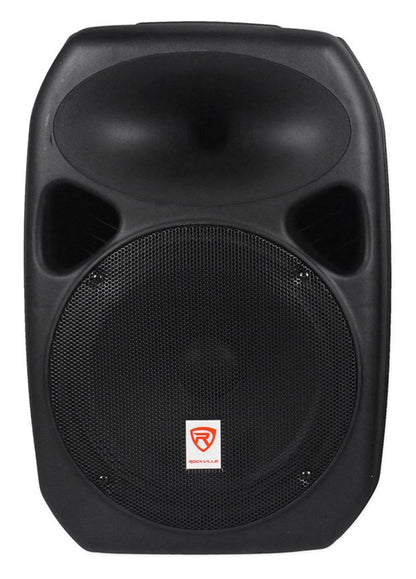 Rockville 12" Passive 800W DJ PA Speaker ABS Lightweight Cabinet 8 Ohm