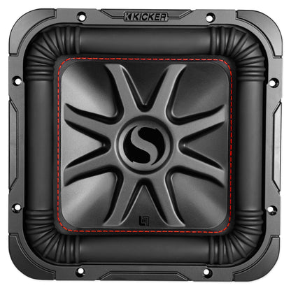 (2) KICKER 45L7R102 10" 2000w L7R Solo-Baric Subwoofers+Enclosure Box+Amplifier