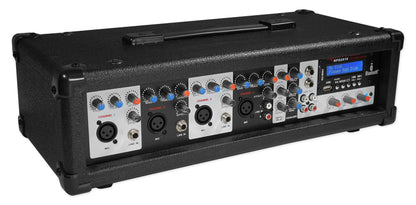 Rockville 4 Channel 800w Powered Mixer w/ Bluetooth/USB/SD