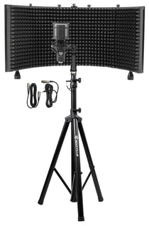 RockShield 3 Shield + RVES05 Stand + RCM PRO Mic Bundle