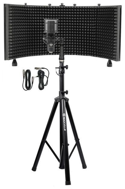 RockShield 3 Shield + RVES05 Stand + RCM PRO Mic Bundle