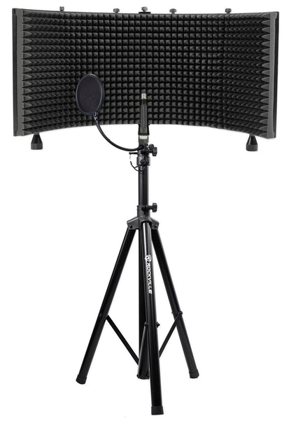 RockShield 3 + Tripod Stand + Samson PS04 Pop Filter Bundle