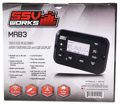 Can-Am Maverick X3 Digital Media Bluetooth Receiver+Kit+(2) 8" Tower Speakers