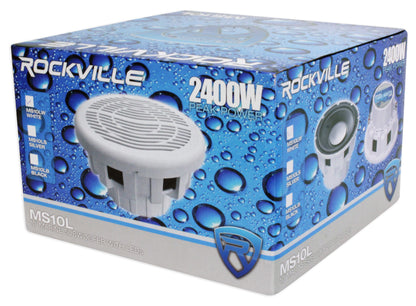 MS10LW White + dBM12 Marine Amplifier Bundle