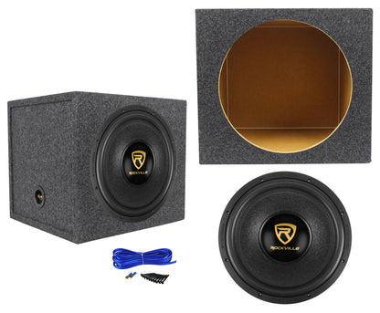W15K9D4 15" Subwoofer + RGS15 15" Sealed Enclosure Bundle