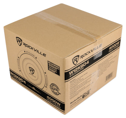 W12K9D4 12" Subwoofer + dB14 Amplifier Bundle