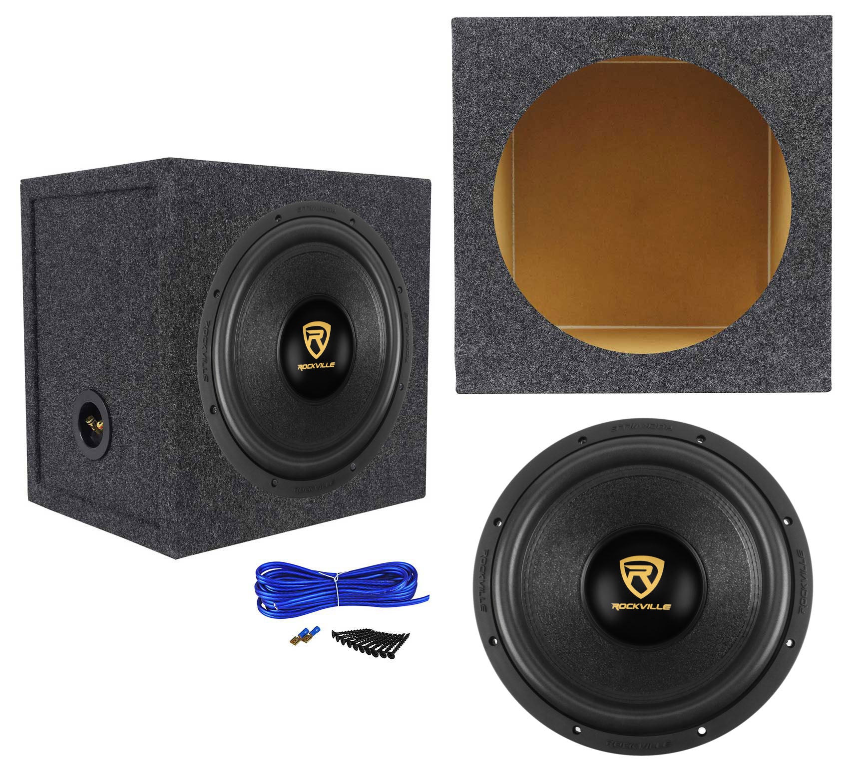 W12K9D4 12 + RSQ12S Sealed Enclosure Bundle