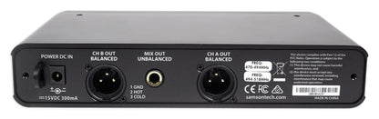 Samson Concert 288 UHF Beltpack Lavalier Headset Wireless Microphone+Mic Stand