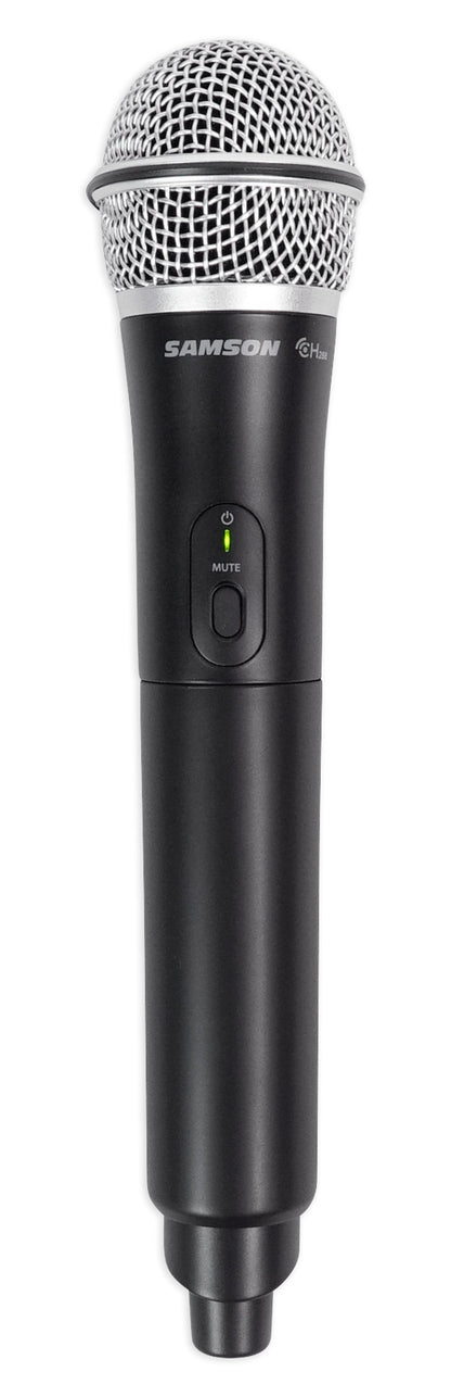 Samson Concert 288 UHF Beltpack Lavalier Headset Wireless Microphone+Mic Stand