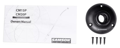 Samson CM15P 15" Podium Microphone Church Altar Mic+2) Handheld Wireless Mics