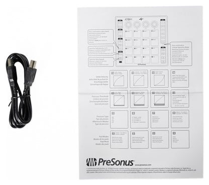PRESONUS ATOM 16 Pad USB MIDI RGB DJ Controller+Software+Headphones+Mic+Cable
