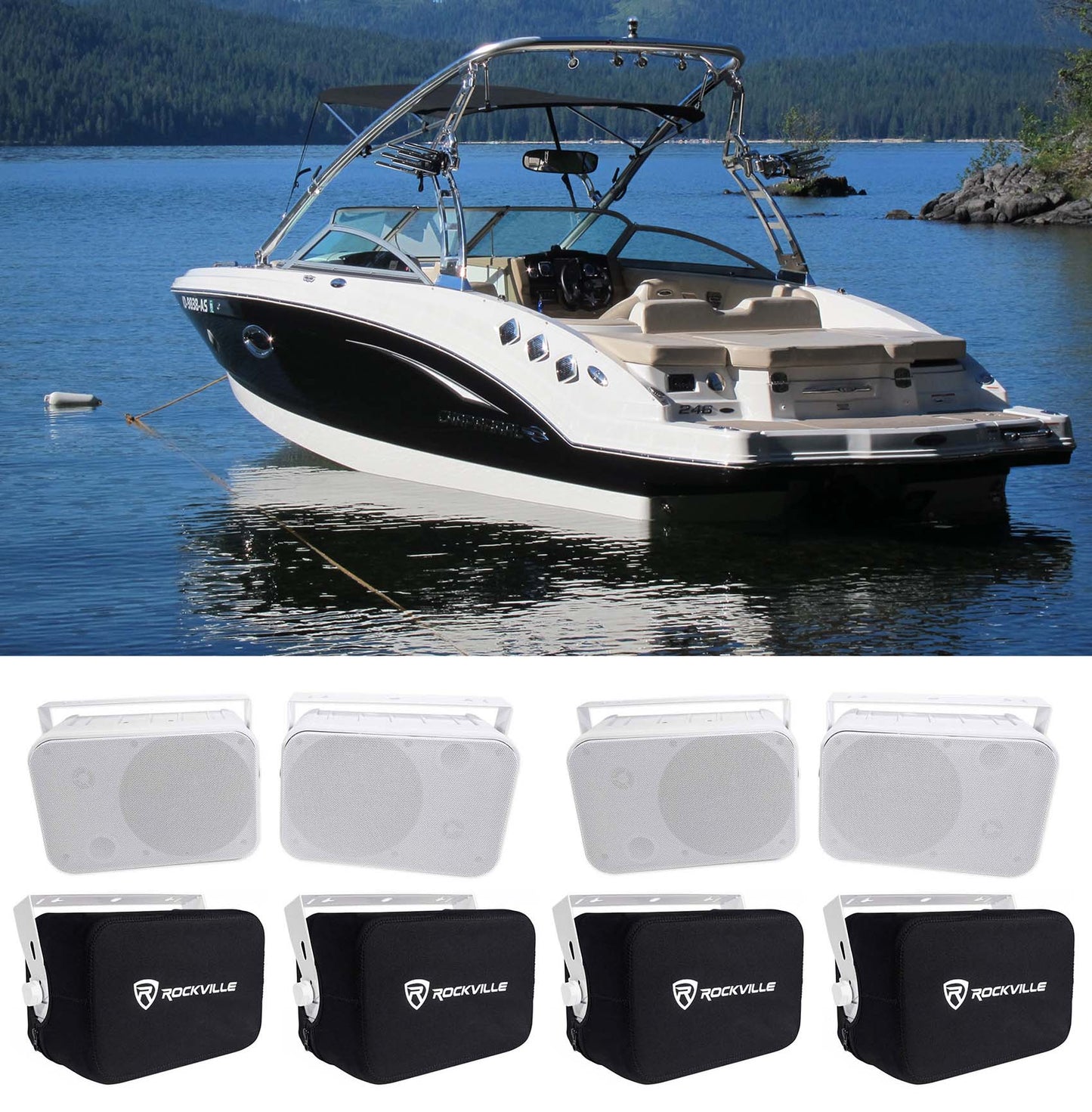 2-Pair HP65S-8+2-PairRWBC65S BOAT