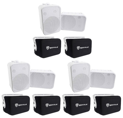 HP65S White 6-Pack + RWBC65S Speaker Covers Bundle