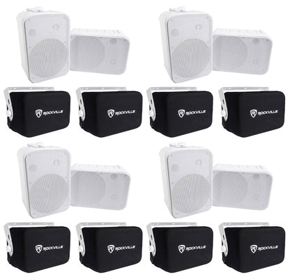 HP65S White 8-Pack + RWBC65S Speaker Covers Bundle