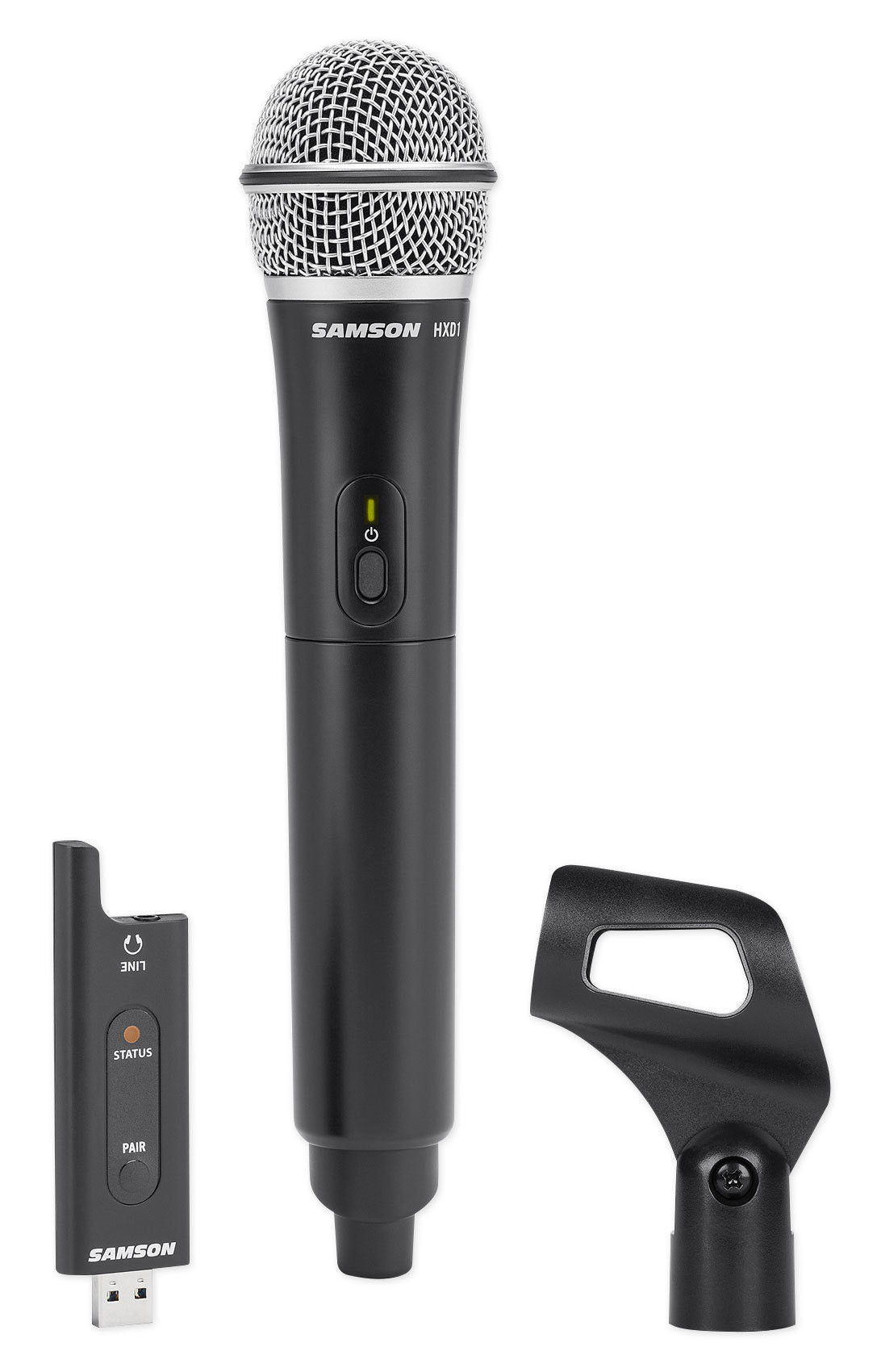 BPA10 10" Powered Speaker + Samson Handheld Wireless Mic Bundle