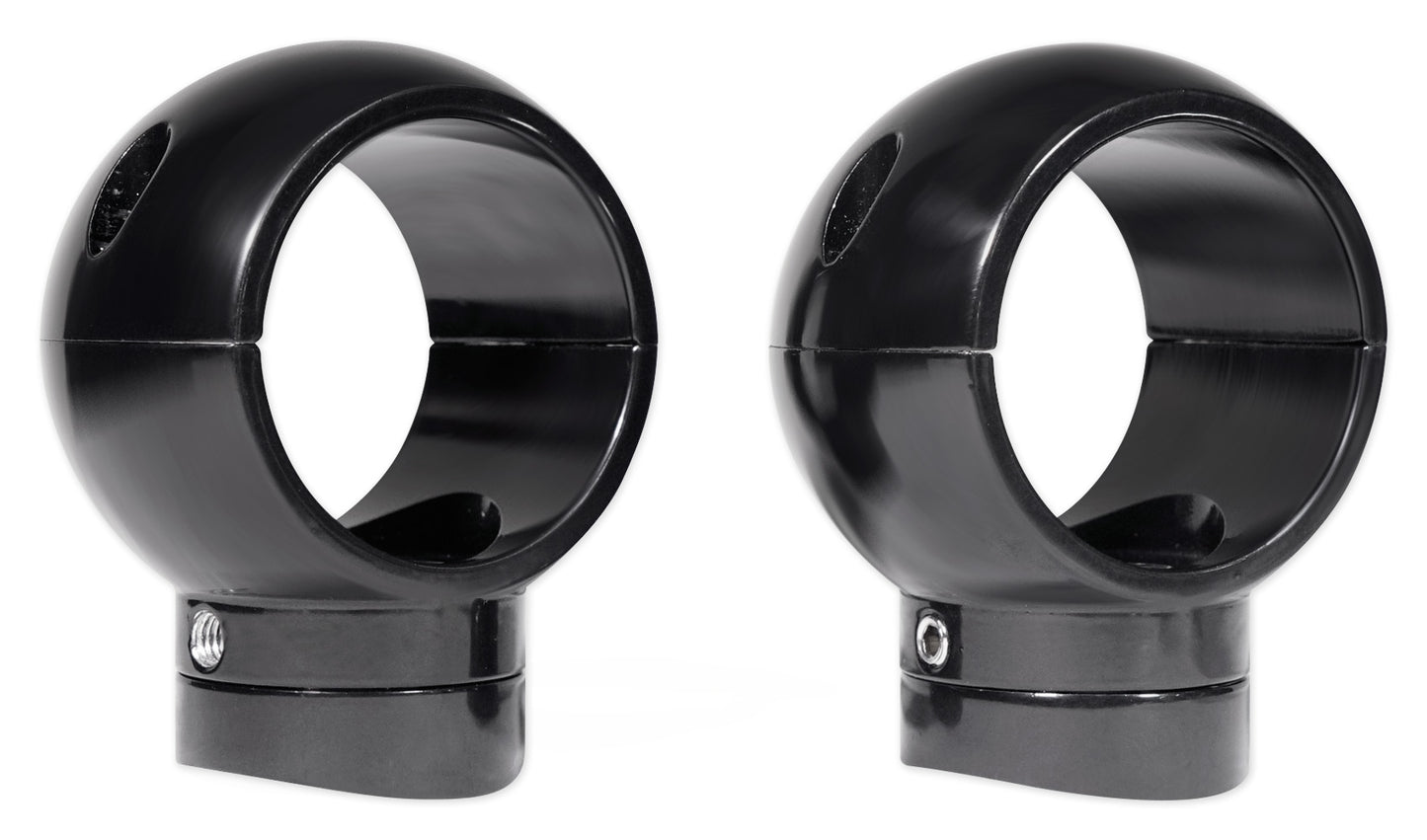 MAC65B Black 6.5" Tower Speaker Pods 2-Pack + MacSwivelB Clamps + Covers Bundle