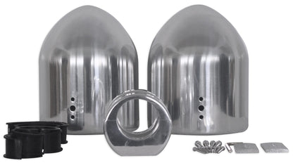 MAC65S Polished 6.5" Tower Speaker Pods 2-Pack + MacSwivelS Clamps Bundle