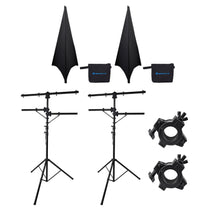 RVLS1 Lighting Tree Stand 2-Pack + RSC7B Scrim 2-Pack + O‑Clamp 2-Pack Bundle