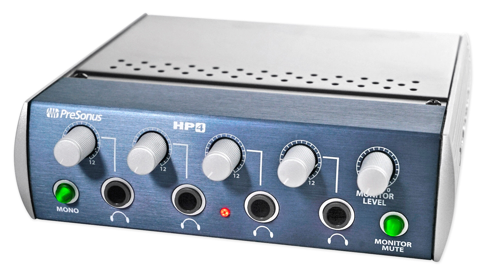 PRESONUS HP4 Headphone Amplifier+ (4) HD9 Studio Headphones + (4) Recording Mics