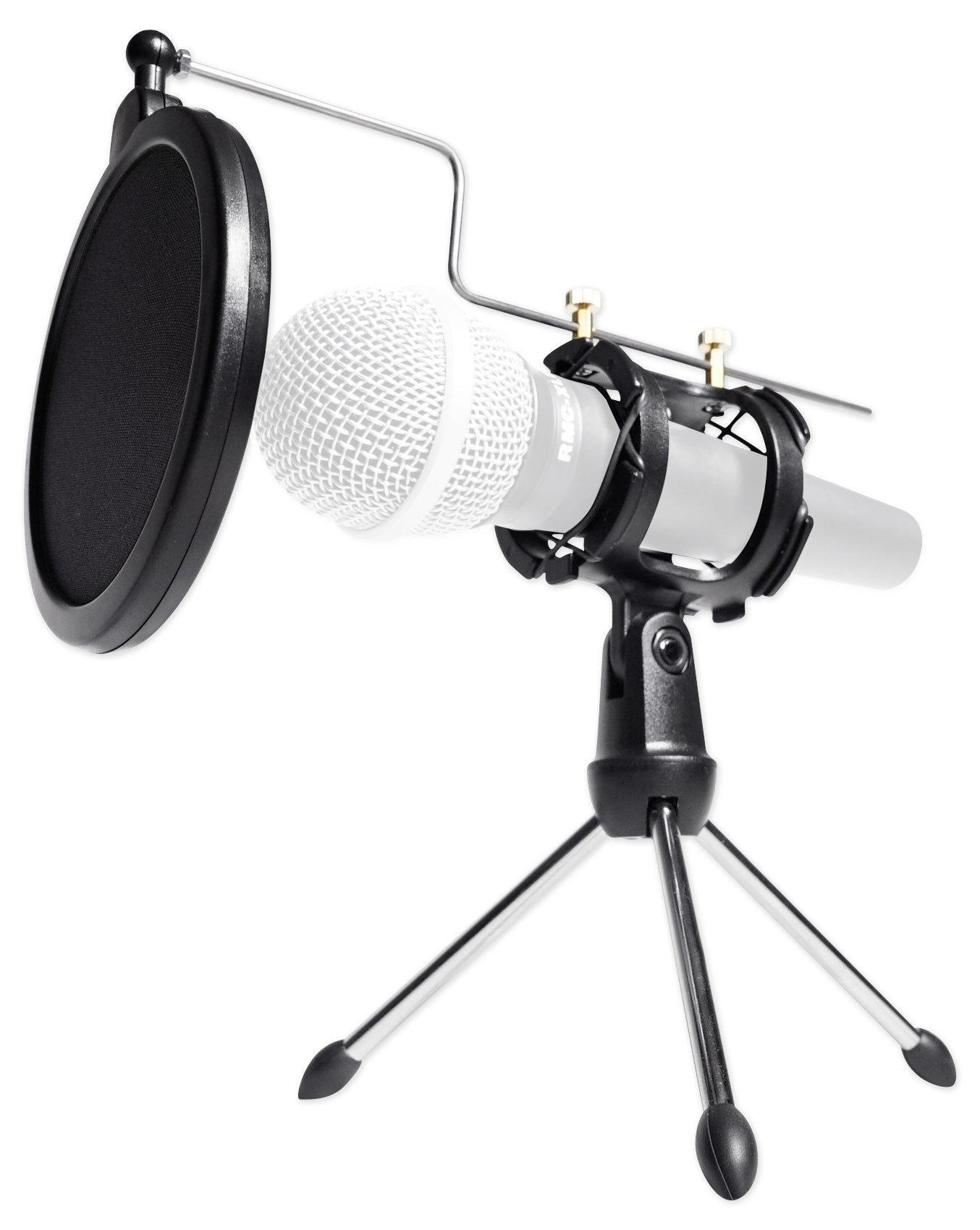 Audio Technica 1-Person PC Podcasting Podcast Bundle Microphone+Stand+Headphones