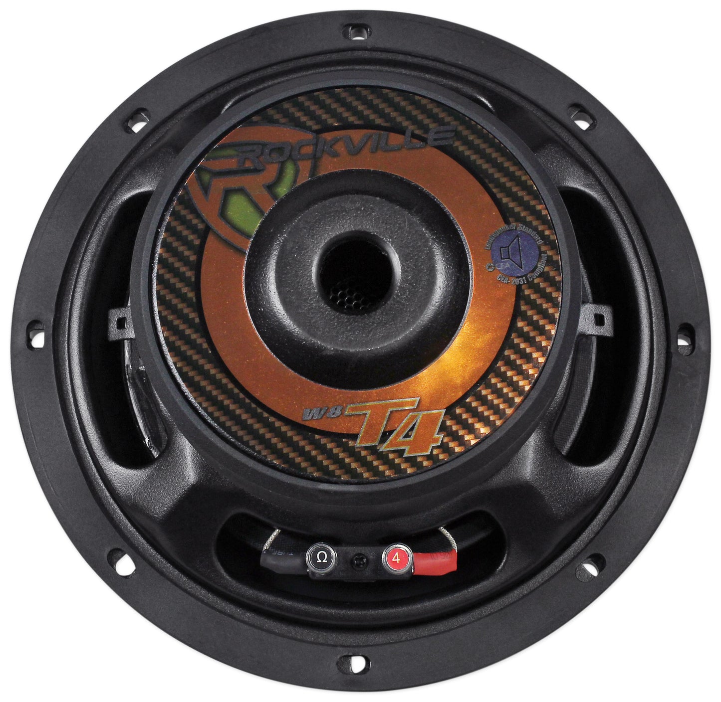 W8T4‑S4 8" Shallow Subwoofers 2-Pack + dB12 Amplifier Bundle