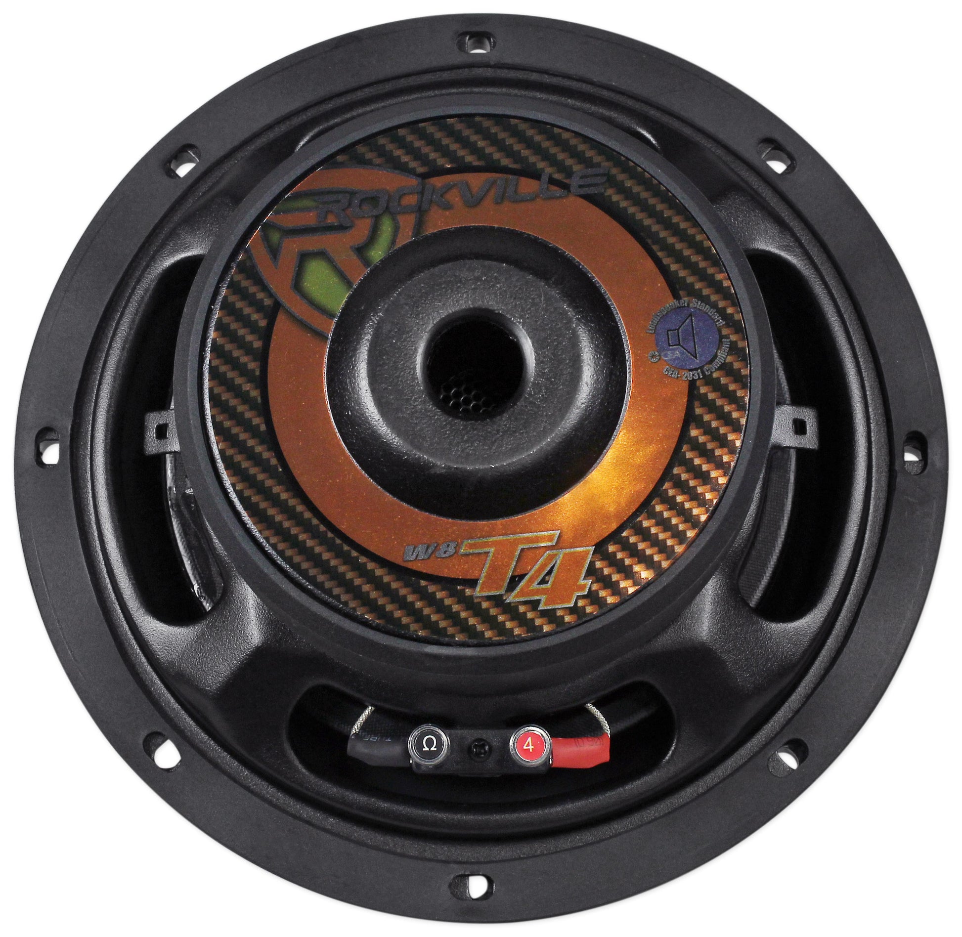 W8T4‑S4 8" Shallow Subwoofers 2-Pack + dB12 Amplifier Bundle