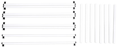 RFAAW DJ Facade + RockPAR50 White 4-Pack Bundle