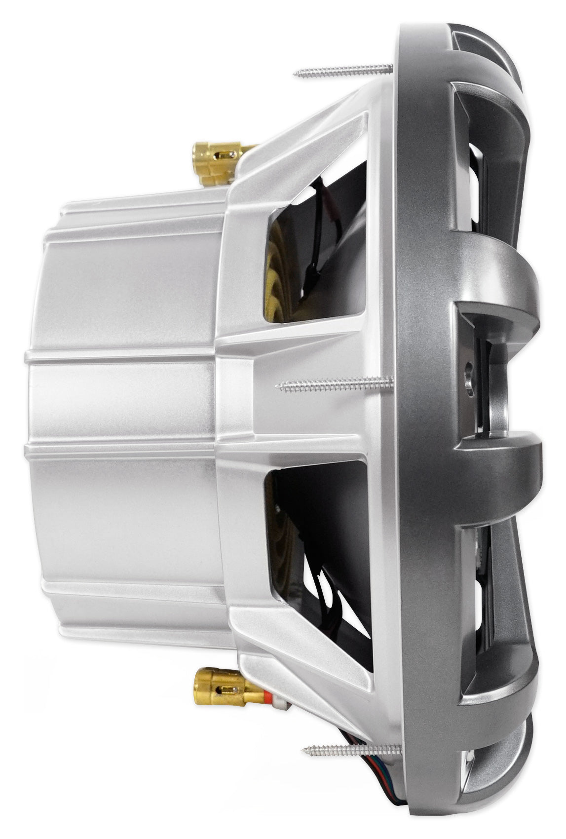 Memphis Audio MXA1044 10" 500w LED Marine Boat Subwoofer+Mono Amplifier+Amp Kit