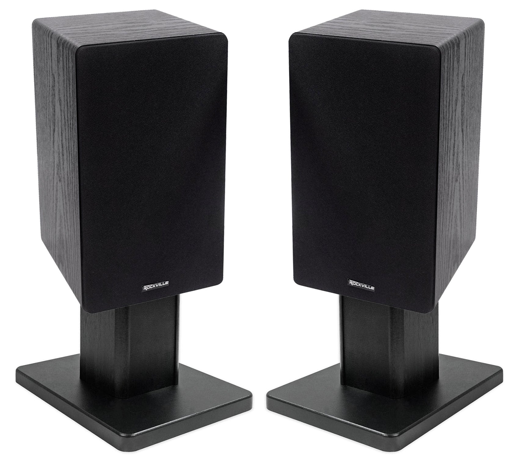 RockShelf 68B Black 2-Pack + RHT8B Desktop Stands Bundle