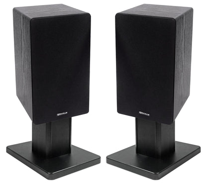 RockShelf 68B Black 2-Pack + RHT8B Desktop Stands Bundle