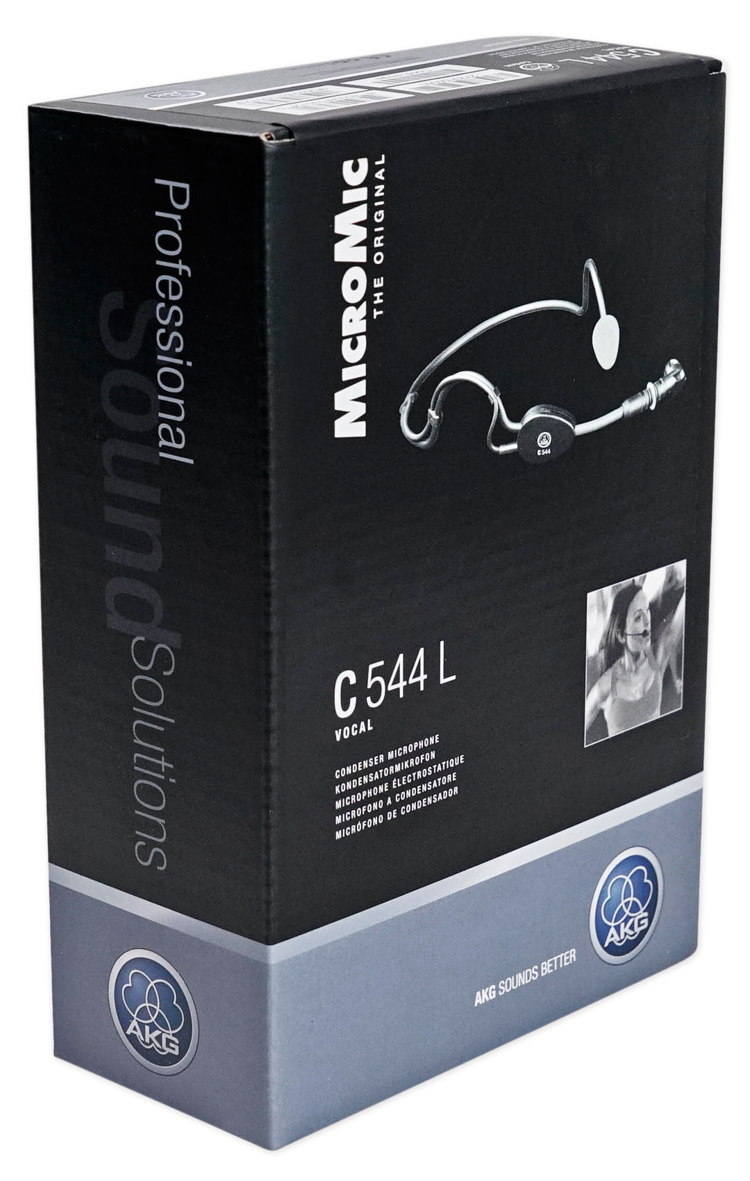 AKG C544 L Fitness Headset Microphone + Speaker For Workout Yoga Spin Pilates