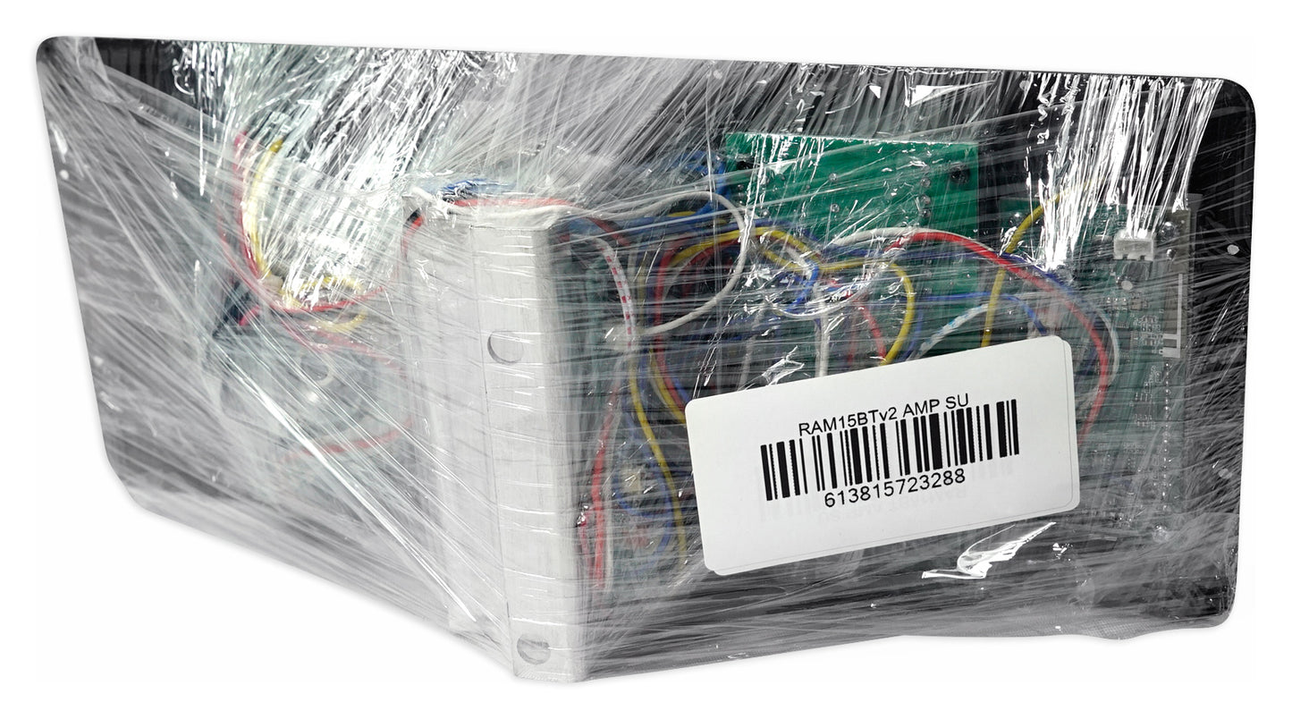 Rockville RAM15BT AMP SU Powered 800W Bluetooth Amp Plate for PA/DJ Speakers