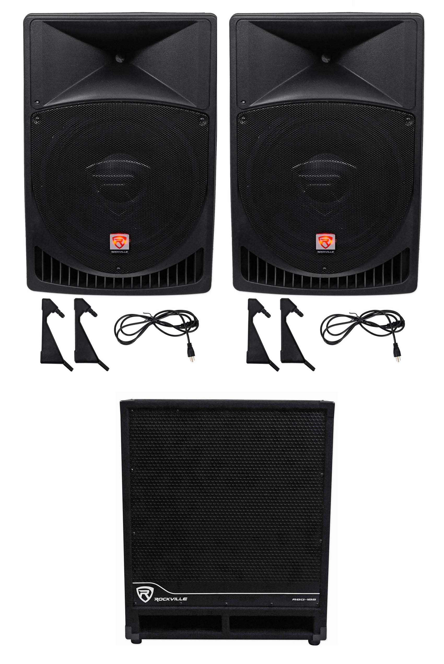 RPG15 2-Pack + RBG18S 18" Subwoofer Bundle