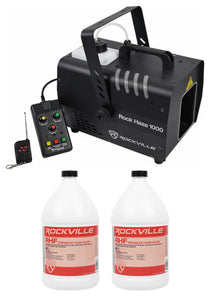 ROCKHAZE 1000 + RHF Haze Fluid 2-Pack Bundle