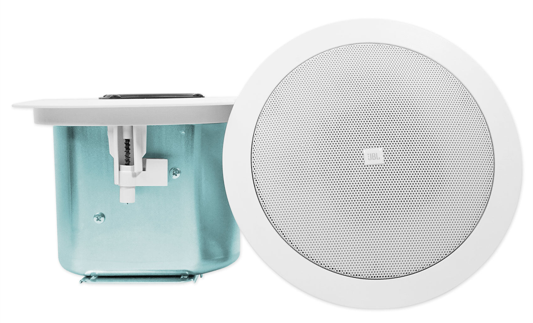 JBL Control 12C/T Ceiling Speakers 20-Pack + RCS350-6 Amplifier Bundle