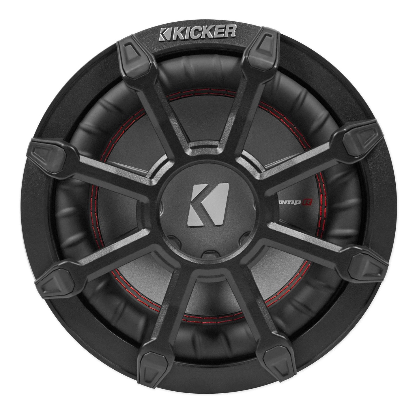 KICKER 46CWTB82 TB 8" 600w Marine Loaded Subwoofer Enclosure+Mono Amp+Wire Kit