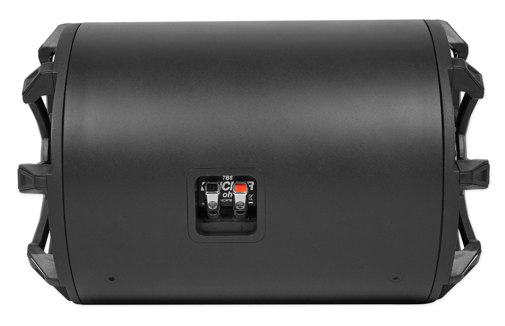 KICKER 46CWTB82 TB 8" 600w Marine Loaded Subwoofer Enclosure+Mono Amp+Wire Kit