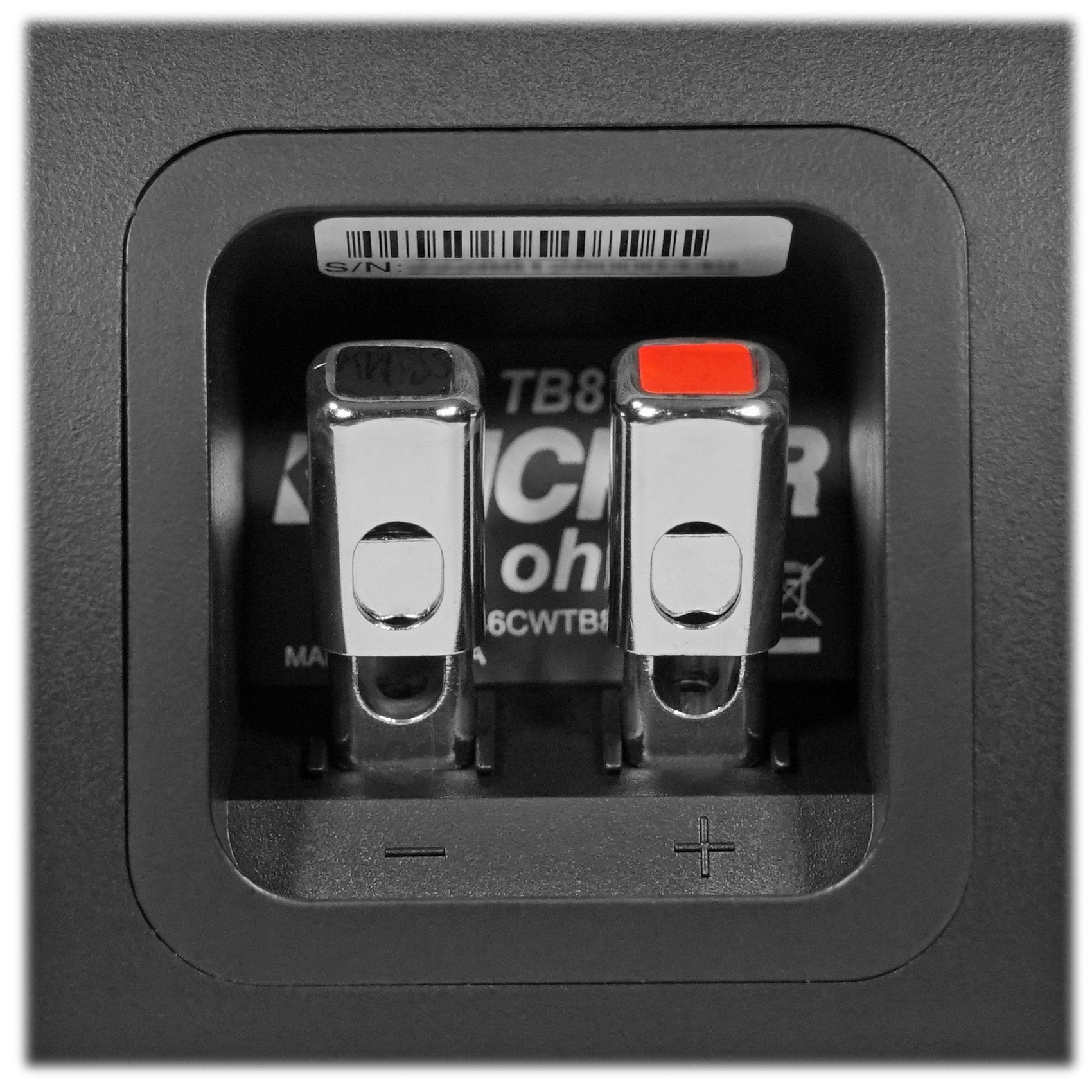 KICKER 46CWTB82 TB 8" 600w Marine Loaded Subwoofer Enclosure+Mono Amp+Wire Kit