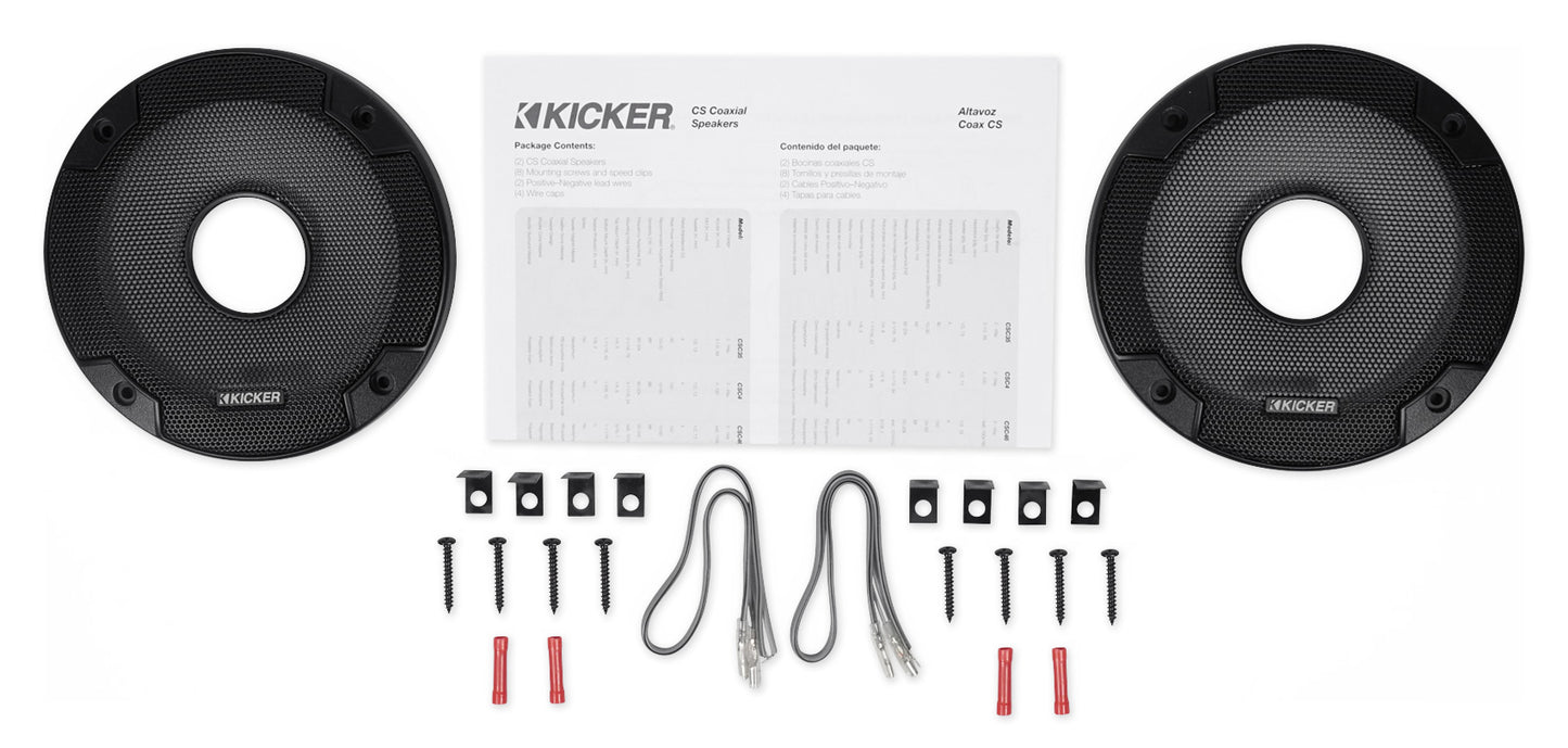 2 Kicker 5.25" 450w Rollbar Rollcage Tower Speakers For Polaris RZR/ATV/UTV/Cart