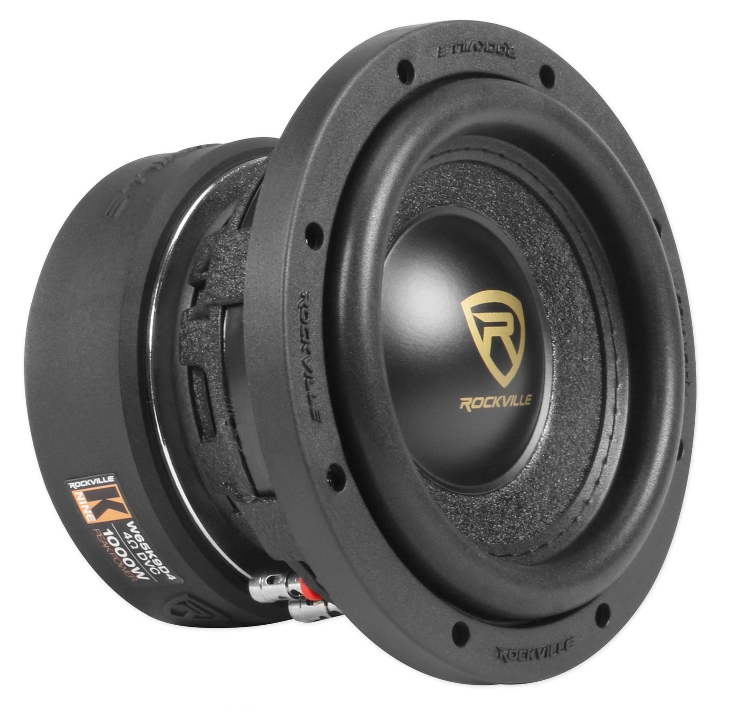 W65K9D4 6.5" Subwoofers 2‑Pack + KRYPTON M1 Mono Amp Bundle