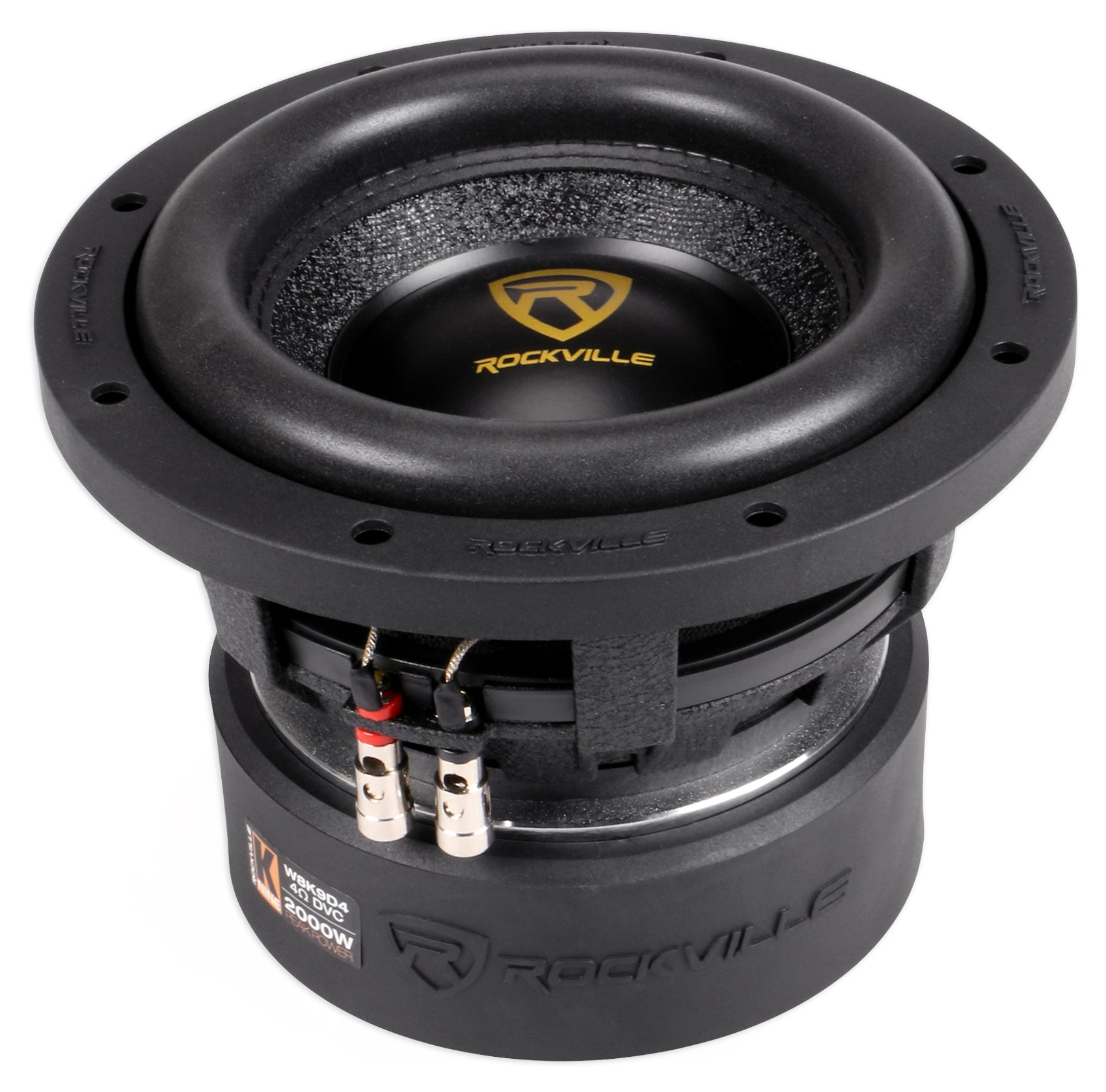 W8K9D4 8" Subwoofers 2-Pack + KRYPTON-M3 Amplifier Bundle