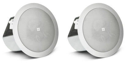 JBL Control 12C/T Ceiling Speakers 8-Pack + RCS180-6 Amplifier Bundle
