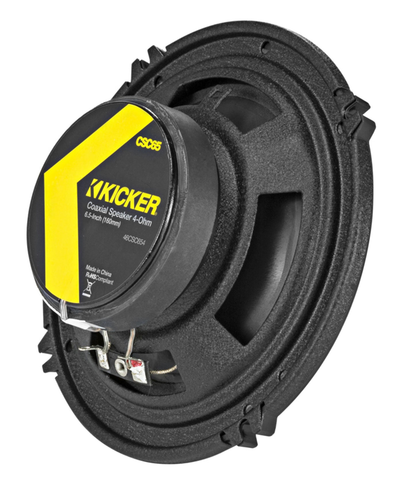 (4) KICKER 46CSC654 CSC65 6.5" 600w 4-Ohm Car Audio Coaxial Speakers+Rockmat