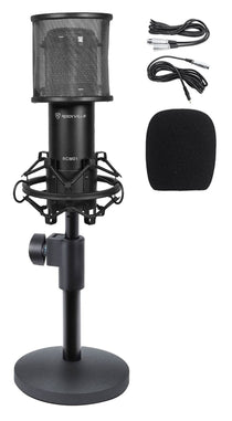 RCM01 Condenser Microphone + RockPop Curve + Samson MD2 Stand Bundle