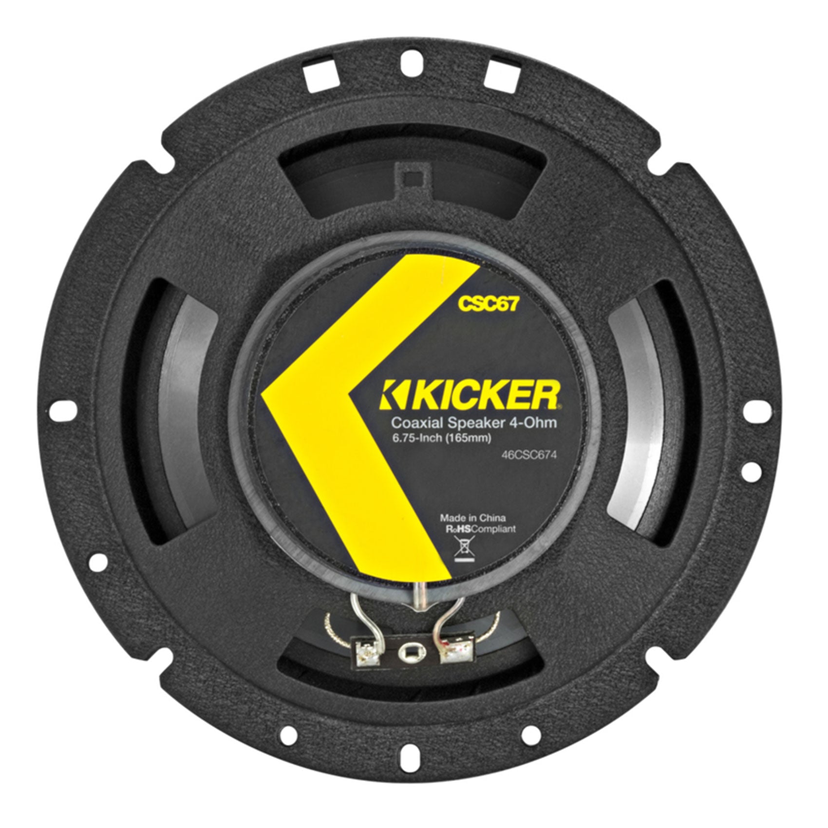(4) KICKER 46CSC674 6.75" 6-3/4" 600w 4-Ohm Car Audio Coaxial Speakers CSC674