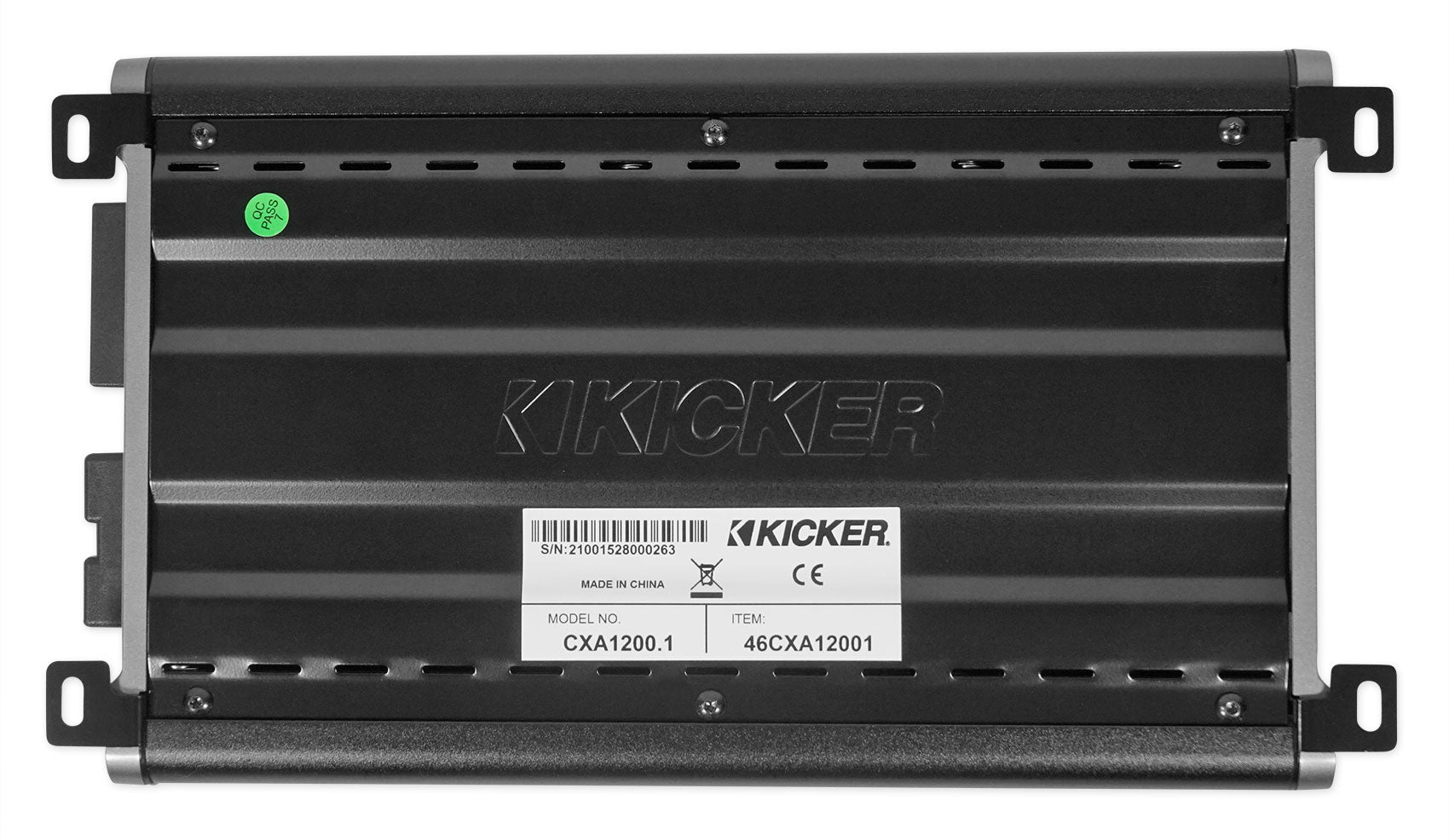 KICKER 46CXA12001 CXA1200.1 1200 Watt RMS Mono Class D Car Amplifier+Amp Kit