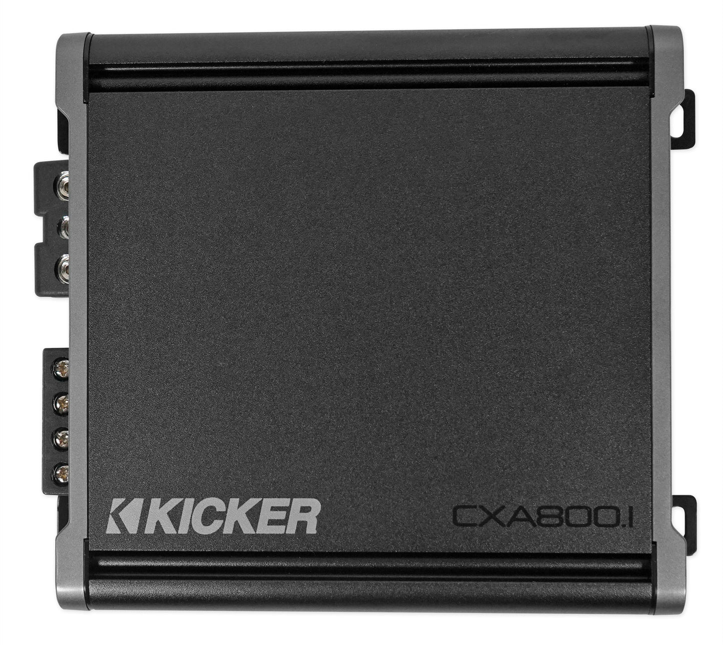 KICKER 46CXA8001 CXA800.1 800 Watt Mono Class D Car Audio Amplifier+Amp Kit