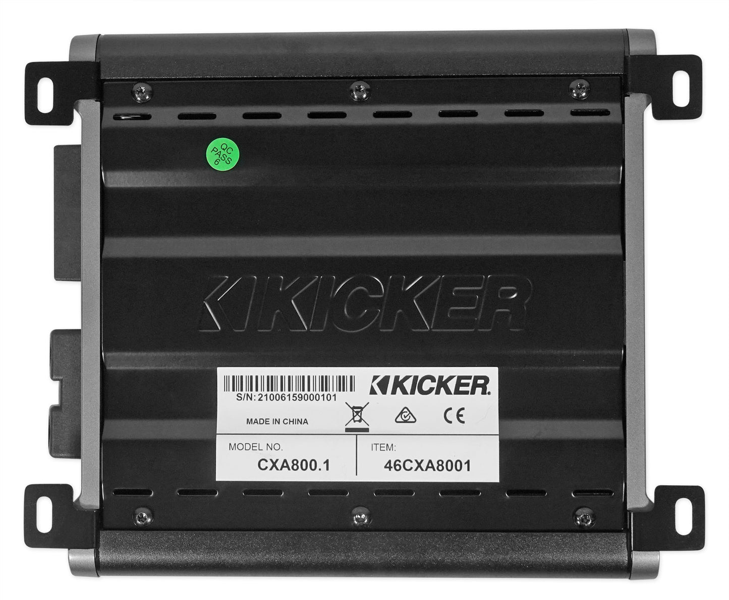 KICKER 46CXA8001 CXA800.1 800 Watt Mono Class D Car Audio Amplifier+Amp Kit
