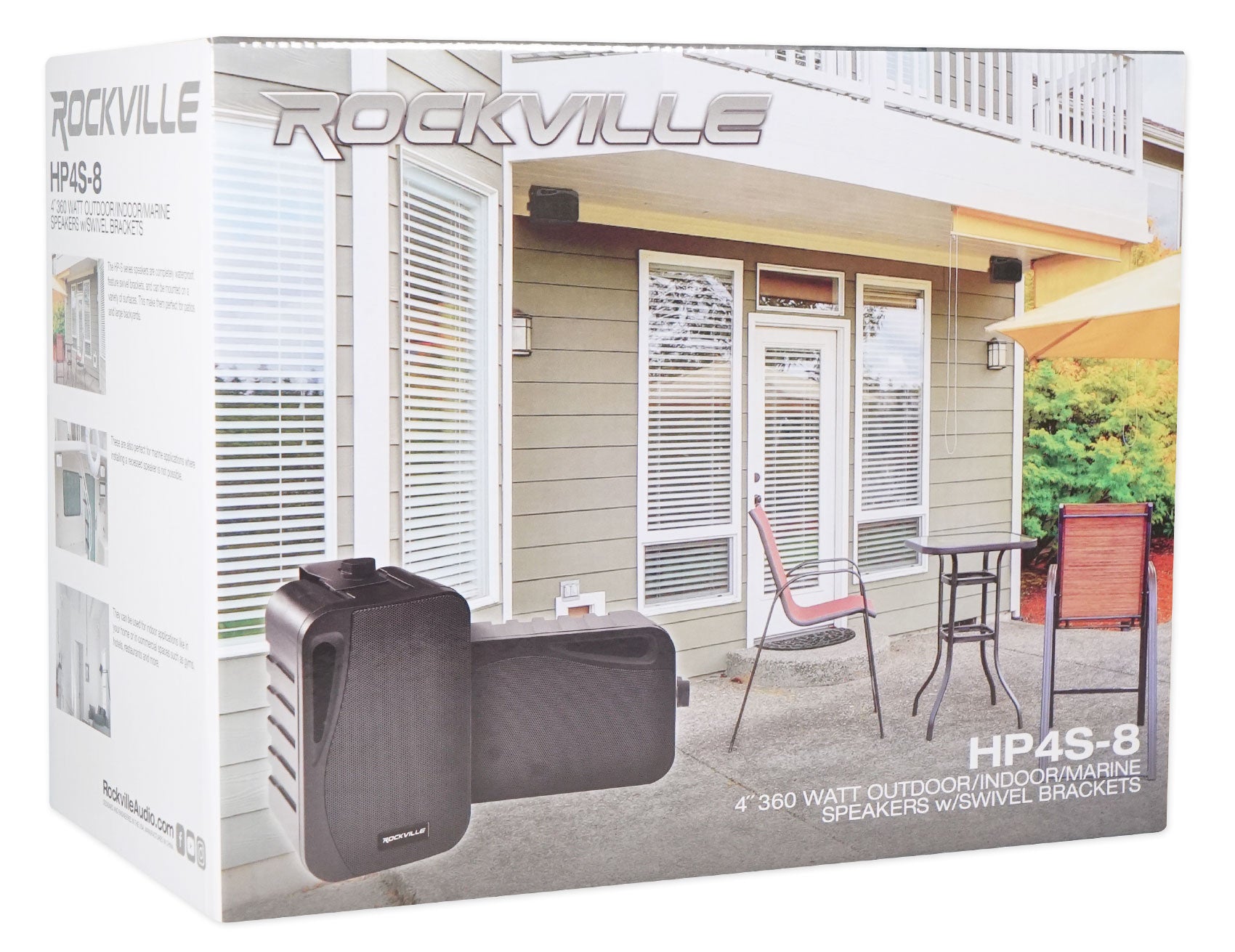 HP4S-8 BK BOAT 4-Pair